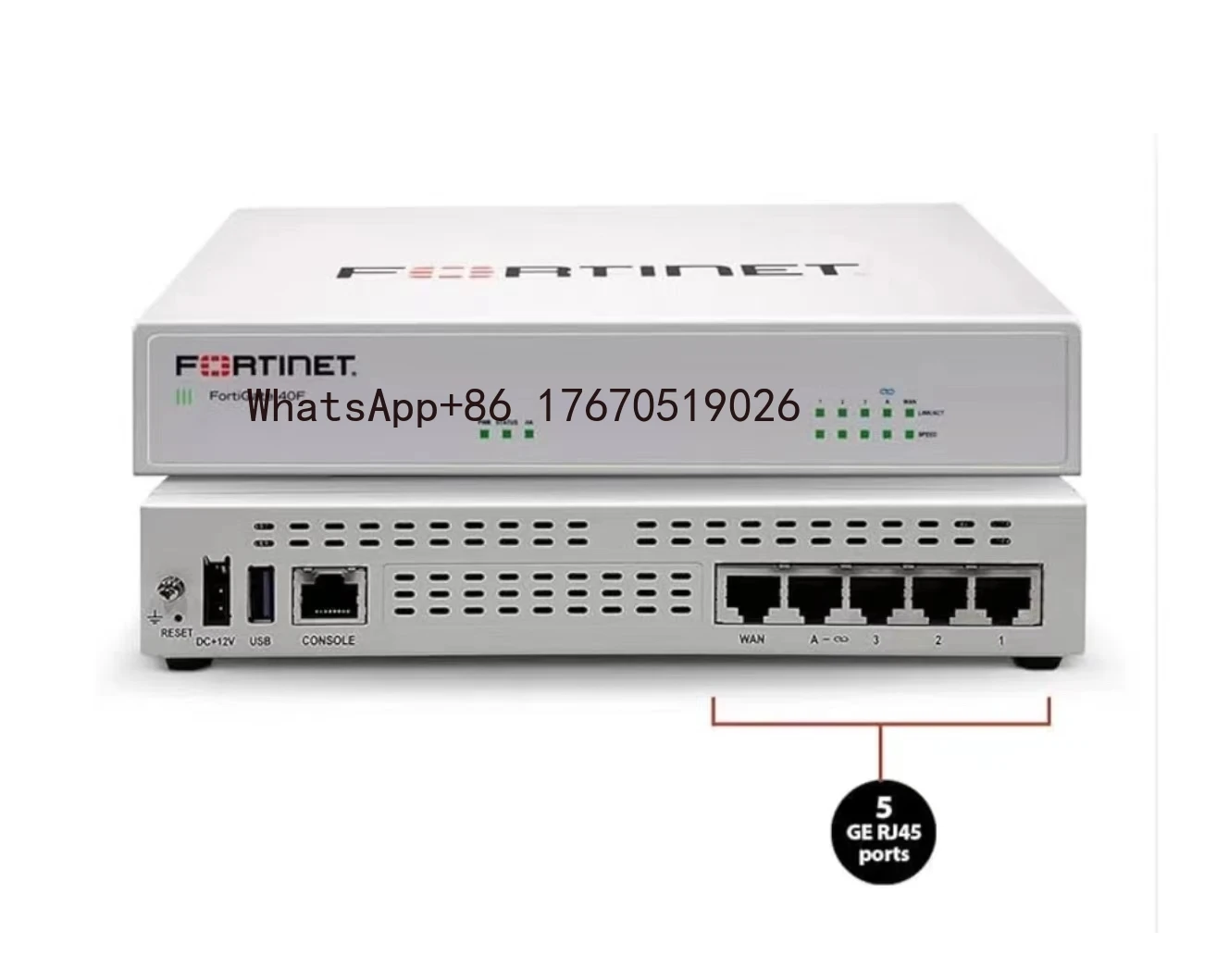 Brand New Fortinet Fortigate FG-40F FG-60F FG-80F Gigabit Enterprise Firewall
Brand New Fortinet Fortigate FG-40F FG-60F FG-80F Gigabit Enterprise Firewall