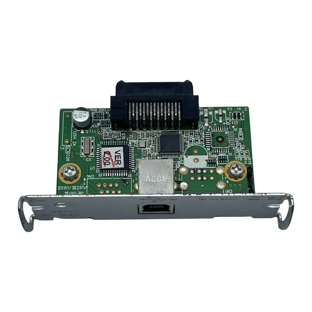 Плата интерфейса USB M148E UB-U03II для Epson TM-J7500 TM-T88VII TM-J7600 TM-J7000P TM-T70 TM-H5000II TM-J7100P TM-L90 TM-J7500P
Плата интерфейса USB M148E UB-U03II для Epson TM-J7500 TM-T88VII TM-J7600 TM-J7000P TM-T70 TM-H5000II TM-J7100P TM-L90 TM-J7500P