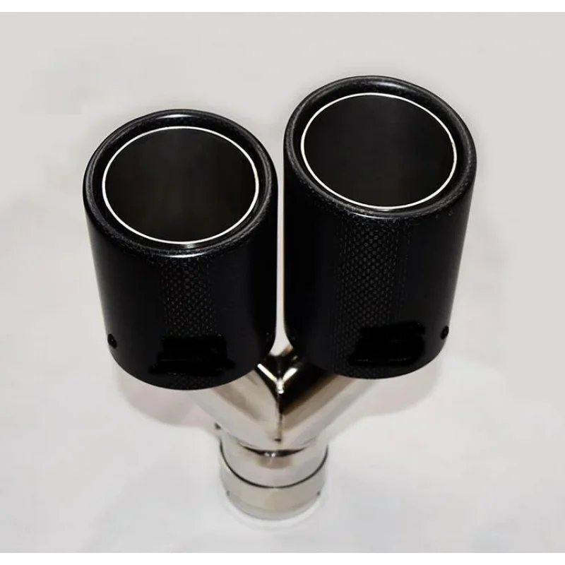 High Quality Carbon Fiber Dual Exhaust Muffler With Stainless Steel Structure Universal
High Quality Carbon Fiber Dual Exhaust Muffler With Stainless Steel Structure Universal
