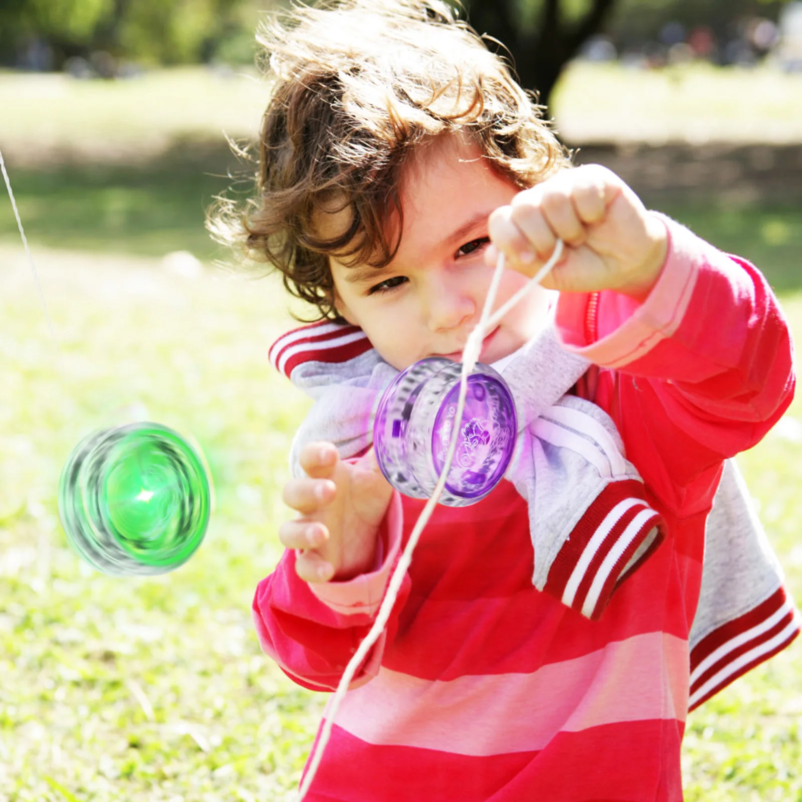 6Pcs Light Up Yo Yo Balls Glowing Flashing Fingertip Playthings Kids Exercise Wrist Strength Party Fun Yo-Yo Light Up for Kids
6Pcs Light Up Yo Yo Balls Glowing Flashing Fingertip Playthings Kids Exercise Wrist Strength Party Fun Yo-Yo Light Up for Kids