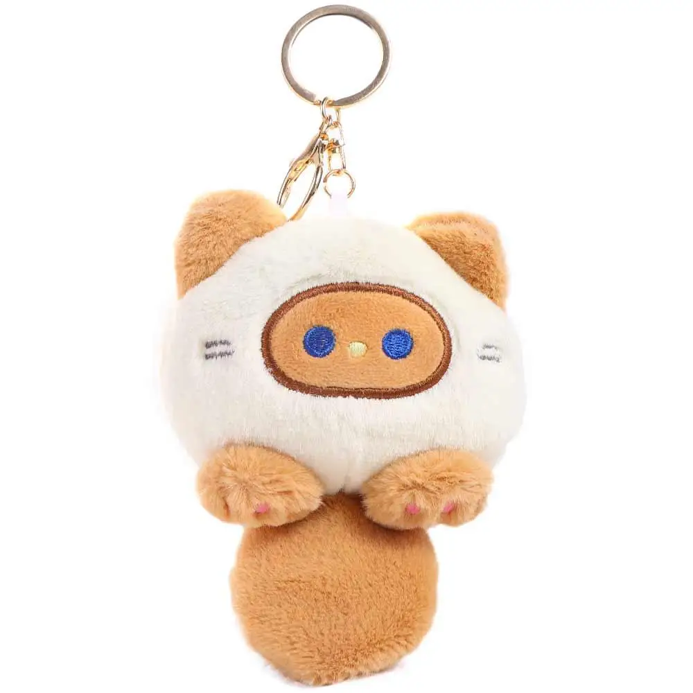 Classmate Gifts Cat Keychain PP Cotton with Sound Squeak Cat Keyring Squeaking Cute Cat Pendant Female Girls
Classmate Gifts Cat Keychain PP Cotton with Sound Squeak Cat Keyring Squeaking Cute Cat Pendant Female Girls