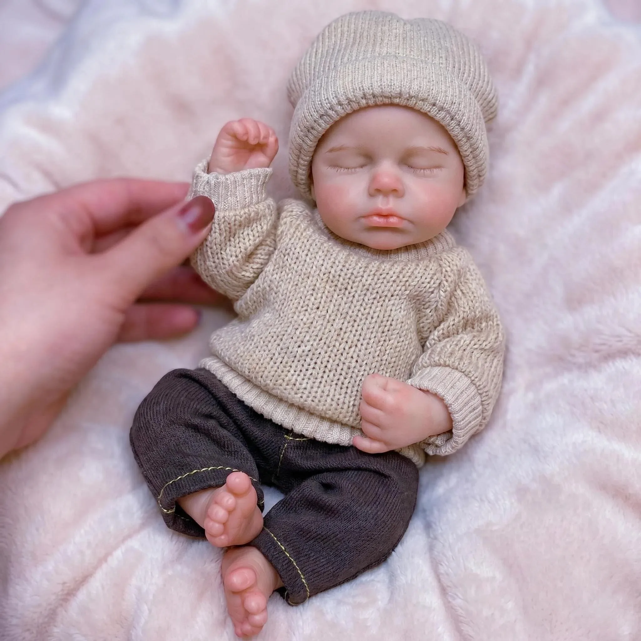 NPK 6inch Squishy Elastic Platinum Silicone Baby Doll Loulou Boy Soft Solid Weighted 150 Grams Collectible Plush Toy
NPK 6inch Squishy Elastic Platinum Silicone Baby Doll Loulou Boy Soft Solid Weighted 150 Grams Collectible Plush Toy