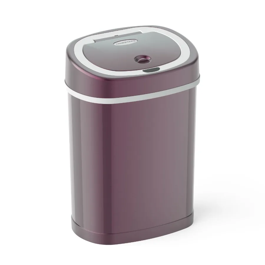 Automatic Bathroom Trash Can 4 Gallon Stainless Steel Motion Sensor Soft Close Lid Garbage Bin Burgundy
Automatic Bathroom Trash Can 4 Gallon Stainless Steel Motion Sensor Soft Close Lid Garbage Bin Burgundy