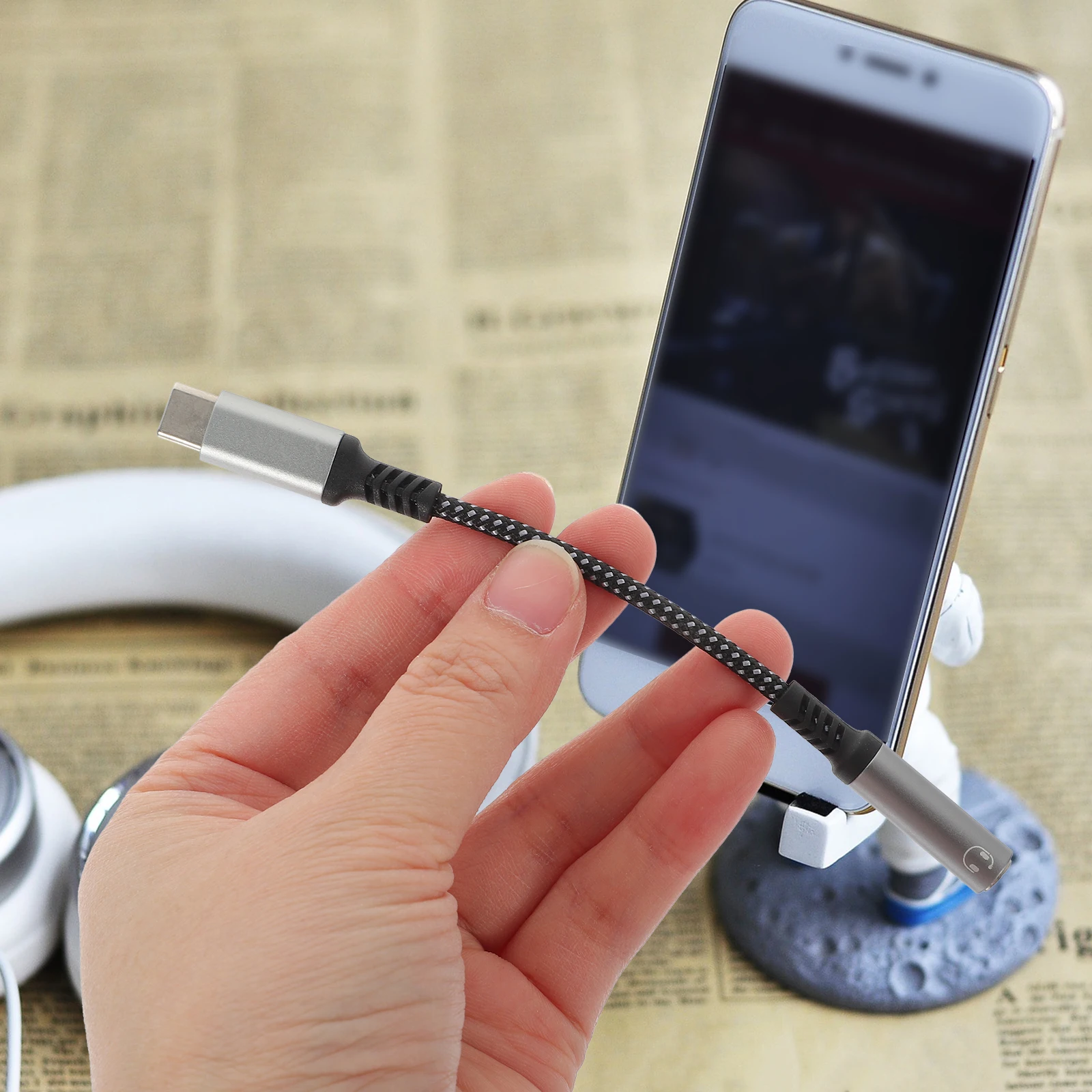 3Pcs Lightweight Compact Typec Headphone Adapter Cables Usbctoaudiojack For Mobile Phones Easy Carry Fashionable Accessory
3Pcs Lightweight Compact Typec Headphone Adapter Cables Usbctoaudiojack For Mobile Phones Easy Carry Fashionable Accessory