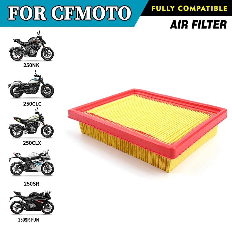 For CFMOTO 250SR 250SR-FUN Air Filter Filters SR250 250NK CF250-B CF250 Motorcycle Original Parts
For CFMOTO 250SR 250SR-FUN Air Filter Filters SR250 250NK CF250-B CF250 Motorcycle Original Parts