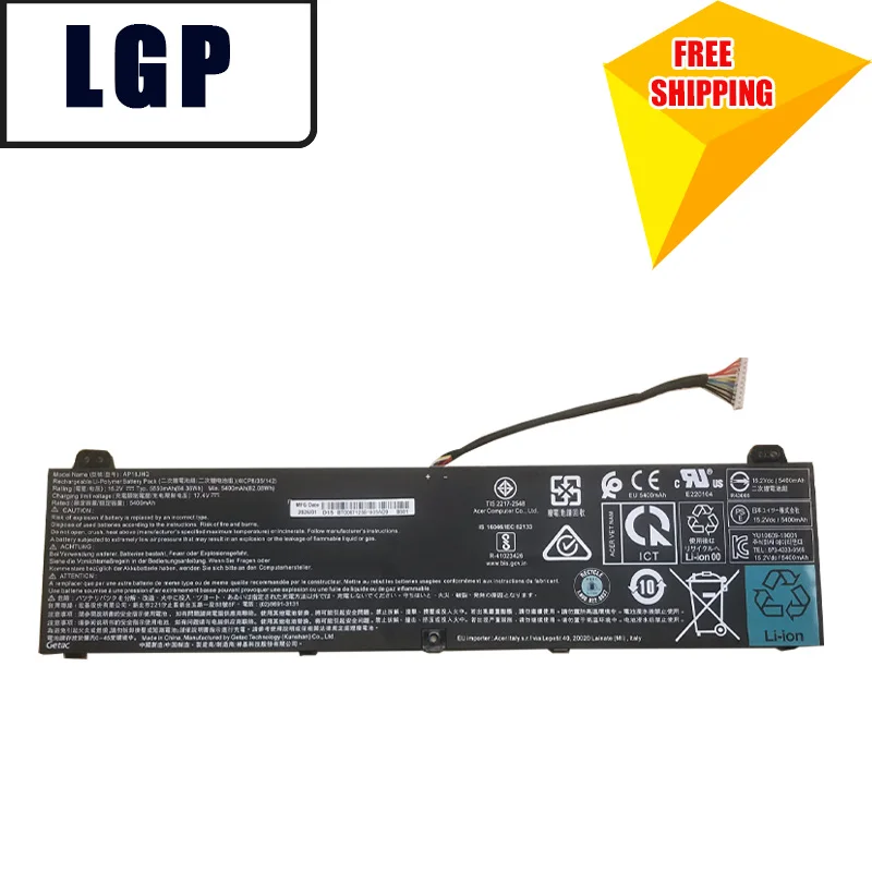 Wholesale New AP18JHQ Laptop Battery For Acer Predator Triton 500 PT515-51-502R ConceptD 7 CN715-71
Wholesale New AP18JHQ Laptop Battery For Acer Predator Triton 500 PT515-51-502R ConceptD 7 CN715-71