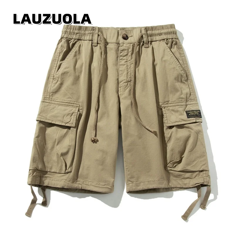 Vintage Style Men's Khaki Cargo Shorts Multi-Pocket Drawstring Waist Relaxed Fit Work Shorts Streetwear Outdoor Casual Bottoms
Vintage Style Men's Khaki Cargo Shorts Multi-Pocket Drawstring Waist Relaxed Fit Work Shorts Streetwear Outdoor Casual Bottoms