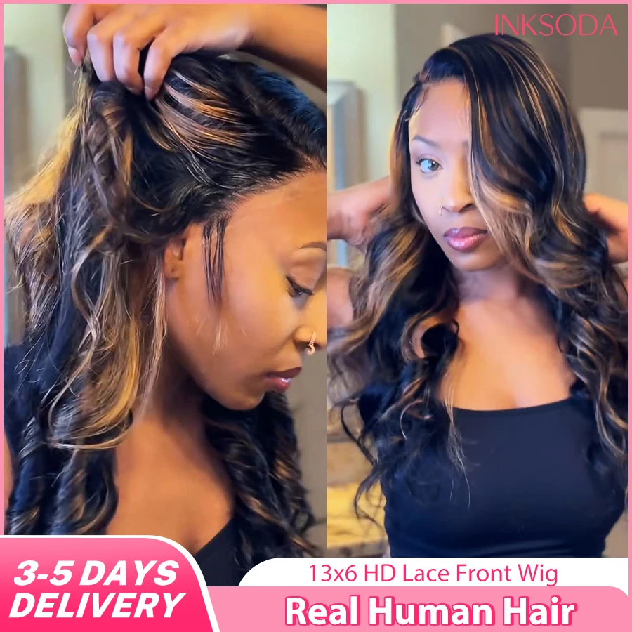 P1B30 Highlight Ombre Colored 220% Density 36 Inch 13x6 13x4 HD Transparent Lace Front Wigs Human Hair Body Wave Brazilian Transparent Lace Frontal Wig For Women Human Hair P1B30 Colored Wigs Pre-Plucked Prebleached
P1B30 Highlight Ombre Colored 220% Density 36 Inch 13x6 13x4 HD Transparent Lace Front Wigs Human Hair Body Wave Brazilian Transparent Lace Frontal Wig For Women Human Hair P1B30 Colored Wigs Pre-Plucked Prebleached