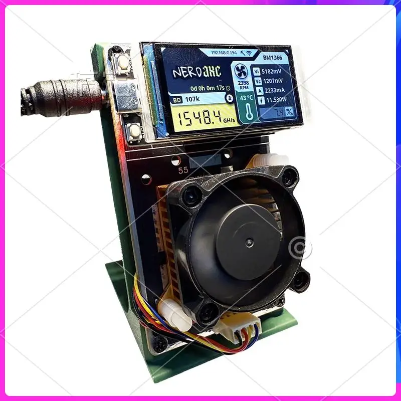 ABT-Nerdaxe Nerdminer Bitaxe 500Gh/S BM1366 ASIC Chip Вертикальный майнер Solo Lottery BTC Miner Лотерейный майнер AU PLUG
ABT-Nerdaxe Nerdminer Bitaxe 500Gh/S BM1366 ASIC Chip Вертикальный майнер Solo Lottery BTC Miner Лотерейный майнер AU PLUG