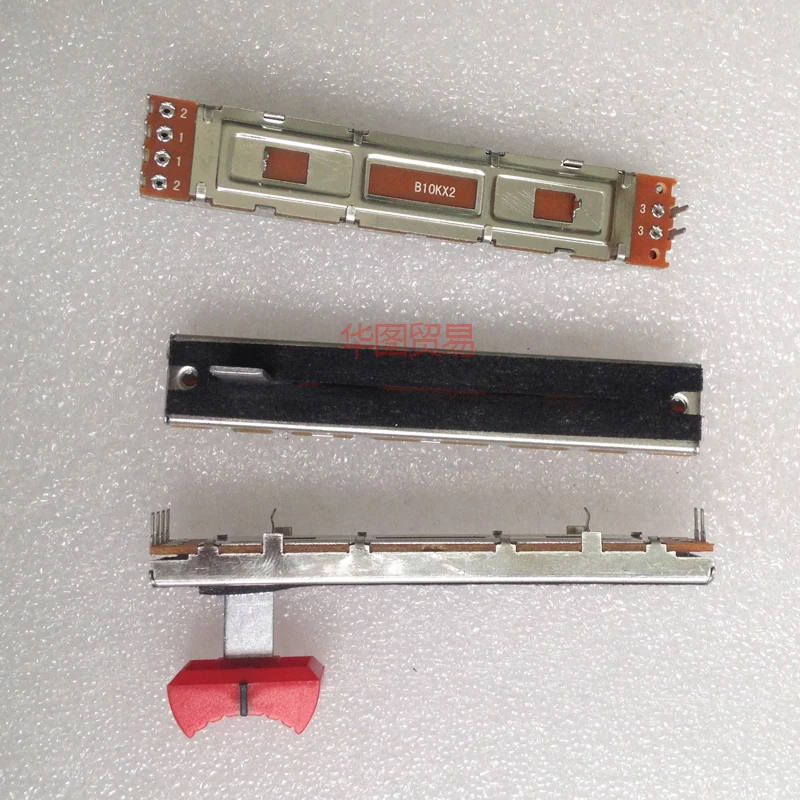 4pcs 88mm SC-609G mixer straight sliding potentiometer B10K / double fader handle length 15MMB
4pcs 88mm SC-609G mixer straight sliding potentiometer B10K / double fader handle length 15MMB