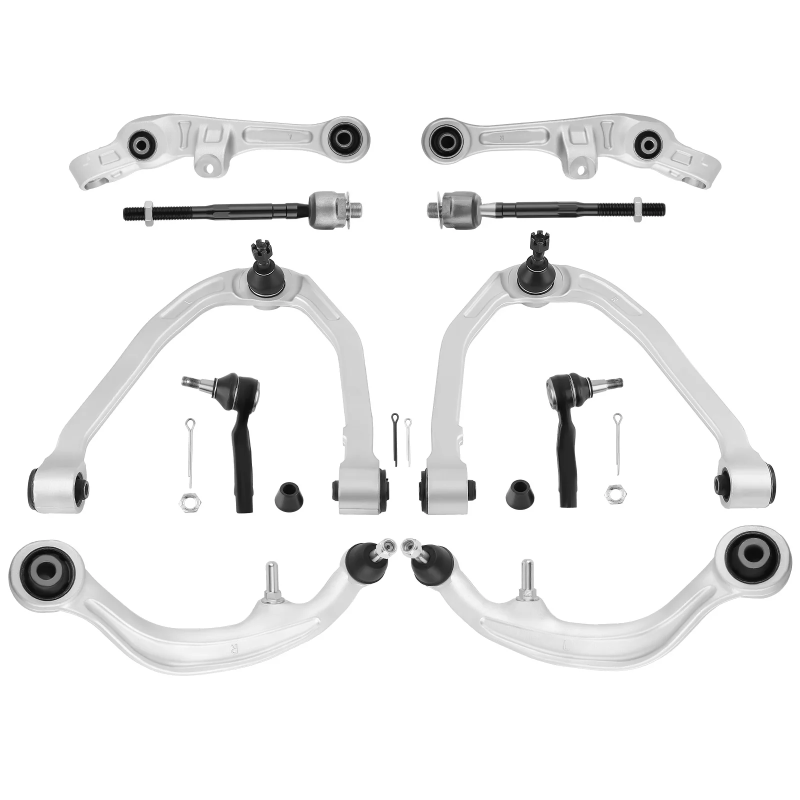 10 Pcs Suspension Control Arm w/Ball Joint For Infiniti G35 03 - 07 Coupe RWD
10 Pcs Suspension Control Arm w/Ball Joint For Infiniti G35 03 - 07 Coupe RWD