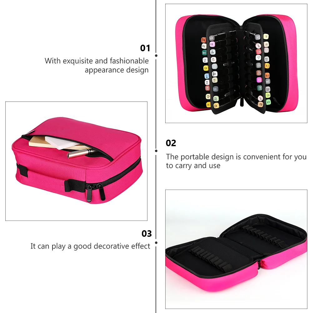 1Pcs Handle Pencil Bag Multilayer Stationery Organizer Portable Mark Pen Pouch Smooth Zipper Colored Pencils Storage Bag Drawing
1Pcs Handle Pencil Bag Multilayer Stationery Organizer Portable Mark Pen Pouch Smooth Zipper Colored Pencils Storage Bag Drawing