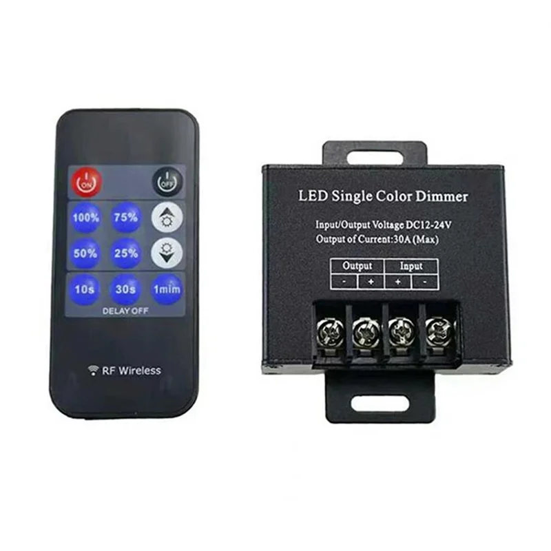 A16Q-11 Key Remote Control Wireless For LED Dimmer–Single Color, Adjustable Brightness Switch DC12V-24V For LED Strip
A16Q-11 Key Remote Control Wireless For LED Dimmer–Single Color, Adjustable Brightness Switch DC12V-24V For LED Strip