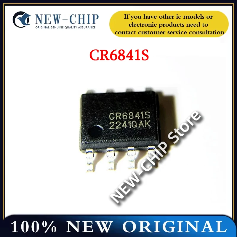 20 шт.-500 шт./лот CR6841S SOP8 вторичная боковая микросхема контроллера ШИМ IC новый ОРИГИНАЛ 6841S
20 шт.-500 шт./лот CR6841S SOP8 вторичная боковая микросхема контроллера ШИМ IC новый ОРИГИНАЛ 6841S