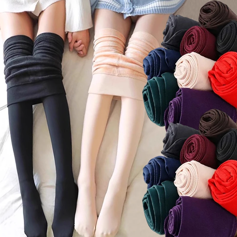 2pcs Thermal Pantyhose Woman Fleece Tights Sexy Winter Warm Stockings Slim Thicken High Elastic Velvet Pantyhose Female Leggings
2pcs Thermal Pantyhose Woman Fleece Tights Sexy Winter Warm Stockings Slim Thicken High Elastic Velvet Pantyhose Female Leggings