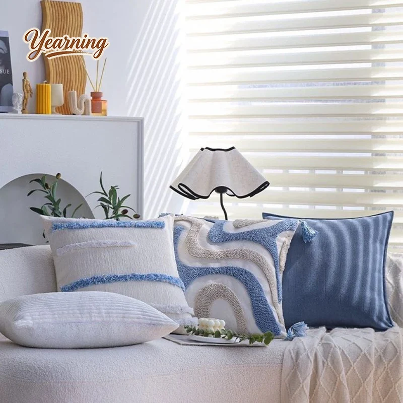 Solid Color Pillowcase Creamy Blue Minimalist Headboard Living Room Bay Window Sofa Bed Homestay Cushion Cover
Solid Color Pillowcase Creamy Blue Minimalist Headboard Living Room Bay Window Sofa Bed Homestay Cushion Cover