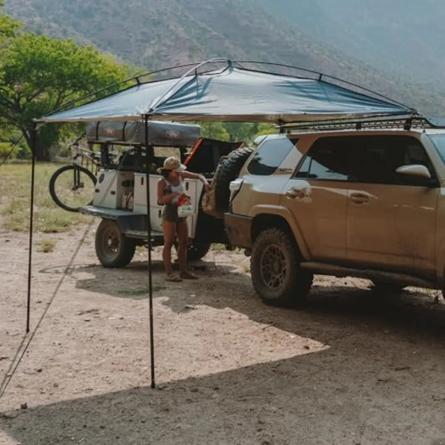 Portable Vehicle Awning 9' x 7' Lightweight Car Canopy for Trucks SUVs Vans Campers Outdoor Adventures in Shadow Blue
Portable Vehicle Awning 9' x 7' Lightweight Car Canopy for Trucks SUVs Vans Campers Outdoor Adventures in Shadow Blue