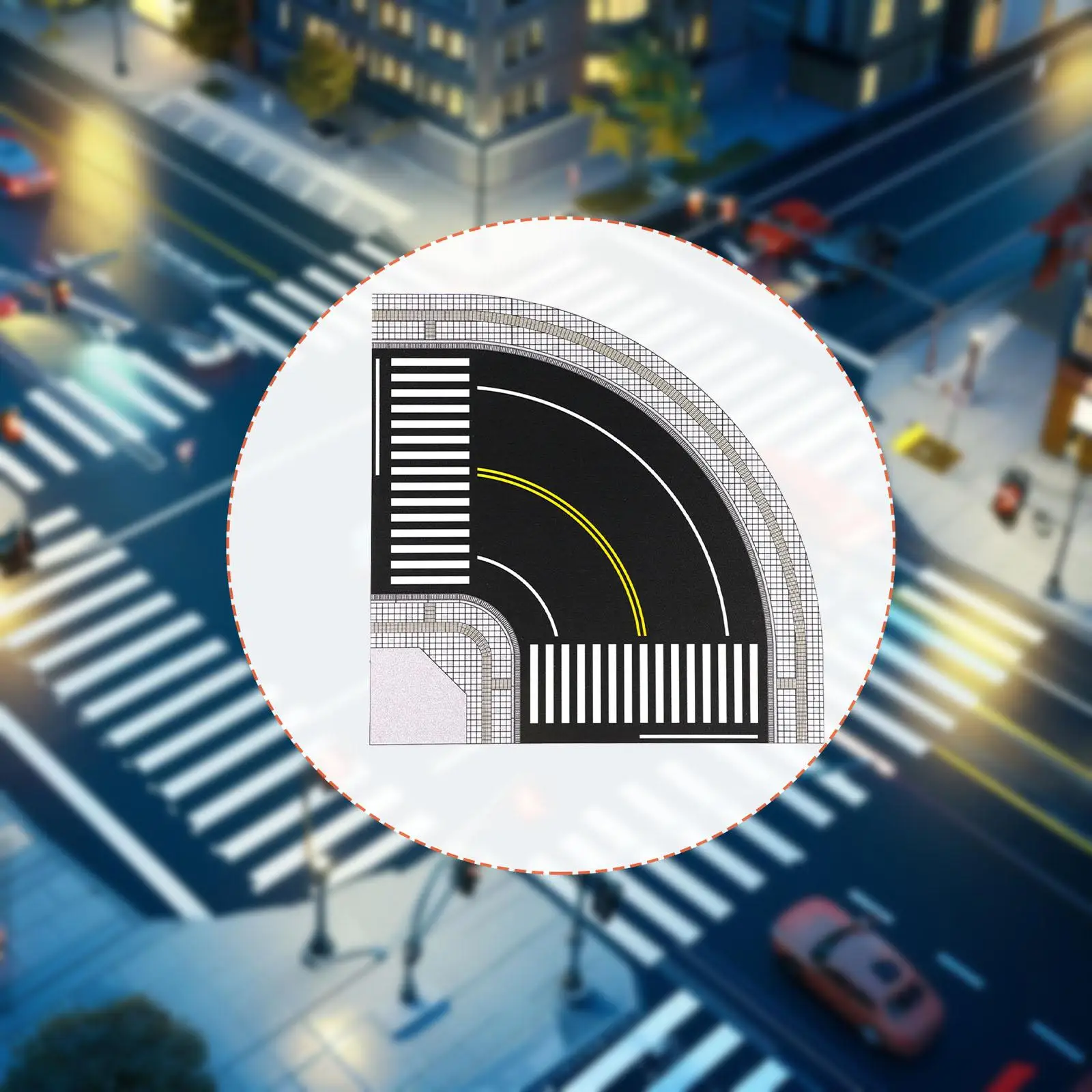 1/64 Miniature Road Miniature City Street Road Dioramas City Scene Ornament for Fairy Garden Architectural
1/64 Miniature Road Miniature City Street Road Dioramas City Scene Ornament for Fairy Garden Architectural