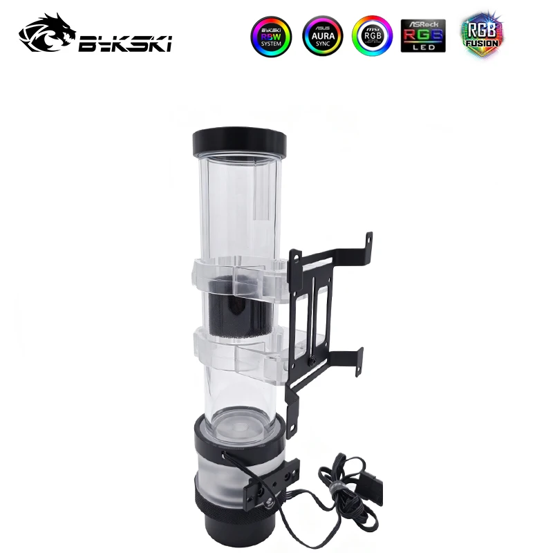 Bykski 18W D5 Combo Pump PC + Reservoir Maximum 5000RPM / Flow Lift 4.5 Meter / 720L/H Water Cylinder Tank Length 220mm
Bykski 18W D5 Combo Pump PC + Reservoir Maximum 5000RPM / Flow Lift 4.5 Meter / 720L/H Water Cylinder Tank Length 220mm