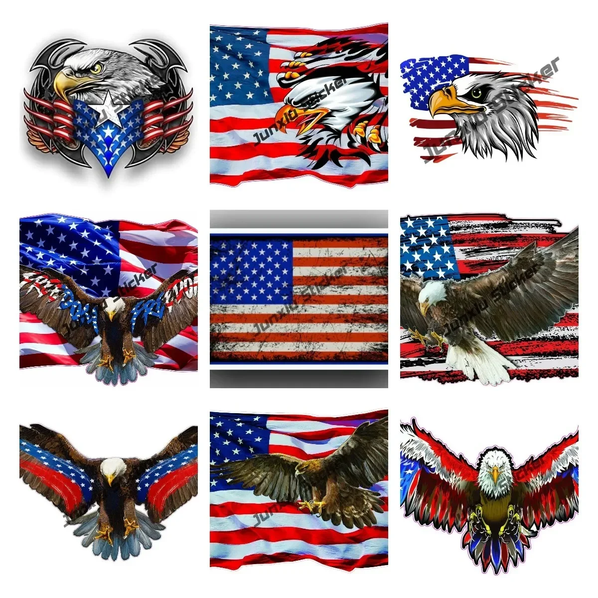 The American Flag Bald Eagle Sticker Anime Car Accessories Anti Scratch Exterior High-Quality Decoration Cover Scratches Decal
The American Flag Bald Eagle Sticker Anime Car Accessories Anti Scratch Exterior High-Quality Decoration Cover Scratches Decal