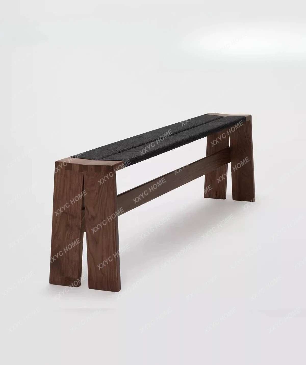 HMJLong vine bench North black walnut all solid wood bench simple dining table chair stool household long stool
HMJLong vine bench North black walnut all solid wood bench simple dining table chair stool household long stool