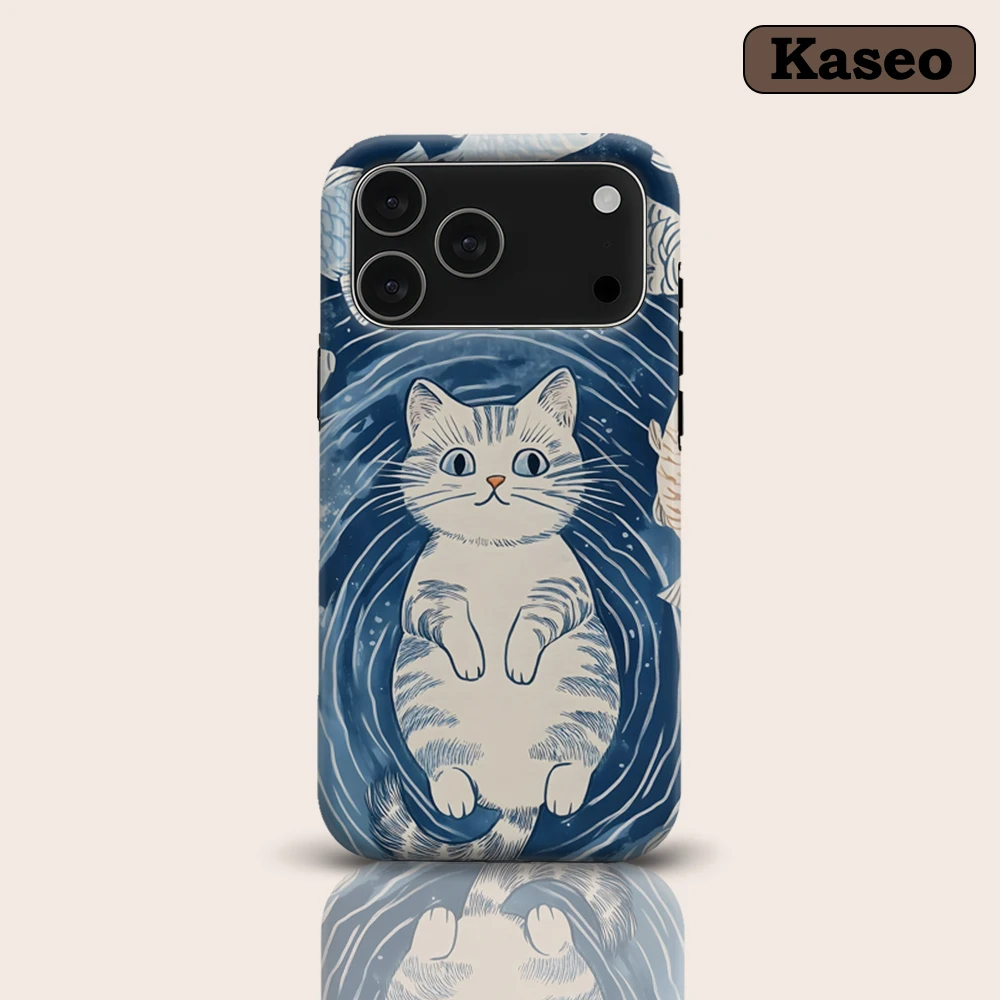 KASEO Matte Bumper for Magsafe Case for IPhone 17 16 15 14 Plus 13 Pro Max Shockproof Hard PC Cat in A Fish Pond Cover
KASEO Matte Bumper for Magsafe Case for IPhone 17 16 15 14 Plus 13 Pro Max Shockproof Hard PC Cat in A Fish Pond Cover