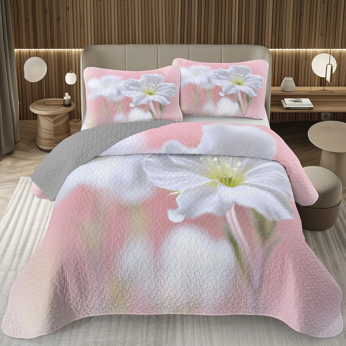 Floral Bedspread Set Garden Botanical Flower Coverlet Twin Queen King Quilted Bedding Set Microfiber Spring Flowers Bed Cover
Floral Bedspread Set Garden Botanical Flower Coverlet Twin Queen King Quilted Bedding Set Microfiber Spring Flowers Bed Cover