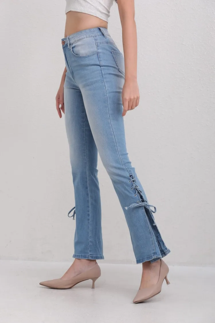 ZMTUO Women's High waisted Denim Flare Jeans Lace up Side Detail Fashion Trendy Stylish Versatile Outfit Denim Jeans
ZMTUO Women's High waisted Denim Flare Jeans Lace up Side Detail Fashion Trendy Stylish Versatile Outfit Denim Jeans