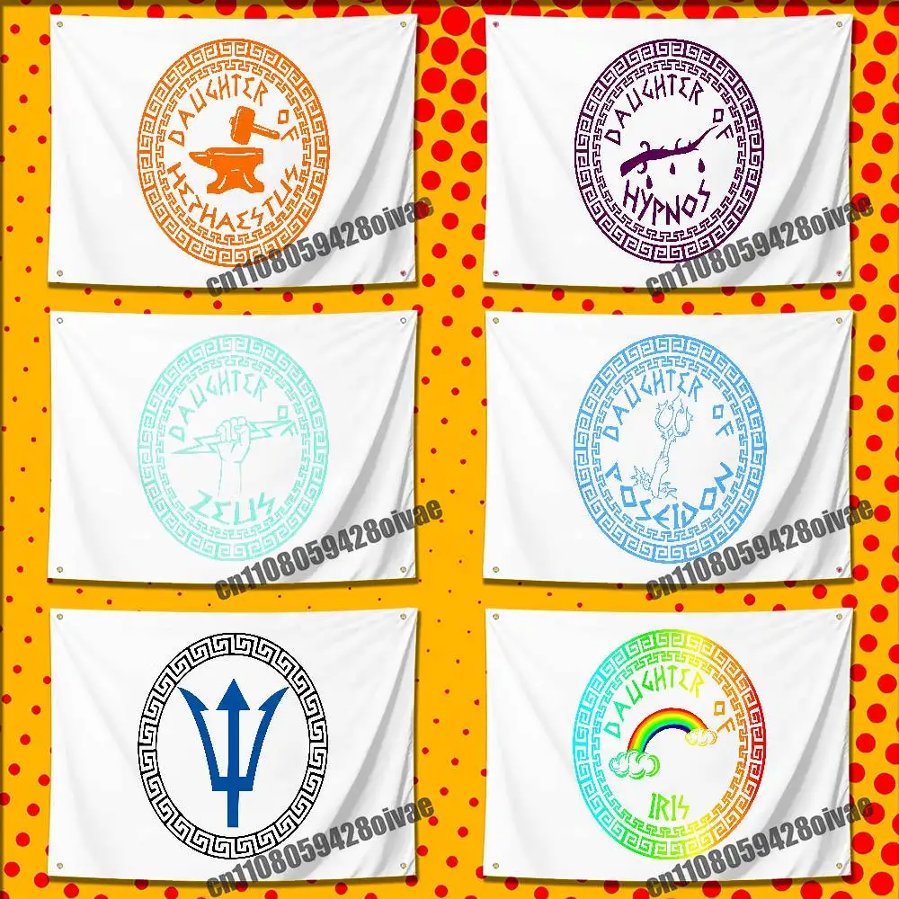 Daughter of Poseidon Zeus Ares Iris Greek Flag For 50*70cm 60*90cm 60*110cm 80*120cm 100*150cm 150*200cm Camp Banner Tapestry
Daughter of Poseidon Zeus Ares Iris Greek Flag For 50*70cm 60*90cm 60*110cm 80*120cm 100*150cm 150*200cm Camp Banner Tapestry