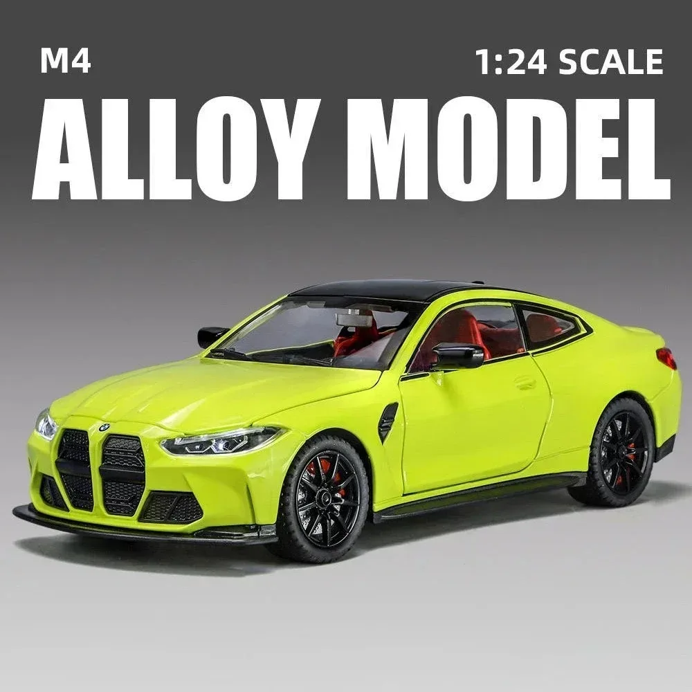 1:24 BMW M4 IM Alloy Sports Car Diecast Metal Scale Car Model Sound Light Simulation Collection Children Toy Vehicle Gift
1:24 BMW M4 IM Alloy Sports Car Diecast Metal Scale Car Model Sound Light Simulation Collection Children Toy Vehicle Gift