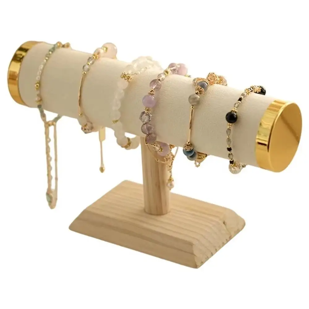 T-bar Bracelet Display Stand Wooden Gold Color Jewelry Rack Holder Hairband Watch Velvet Jewelry Storage Stand Counter Shop
T-bar Bracelet Display Stand Wooden Gold Color Jewelry Rack Holder Hairband Watch Velvet Jewelry Storage Stand Counter Shop