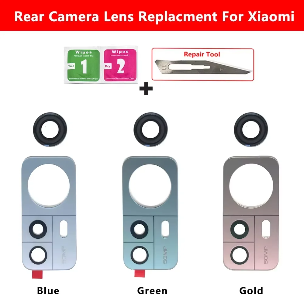 Rear Back Camera Glass Lens For Xiaomi Mi 13 12 12T Pro Lite 5G Mi13 Mi12 Mi12T Replacement With Adhesive Sticker
Rear Back Camera Glass Lens For Xiaomi Mi 13 12 12T Pro Lite 5G Mi13 Mi12 Mi12T Replacement With Adhesive Sticker