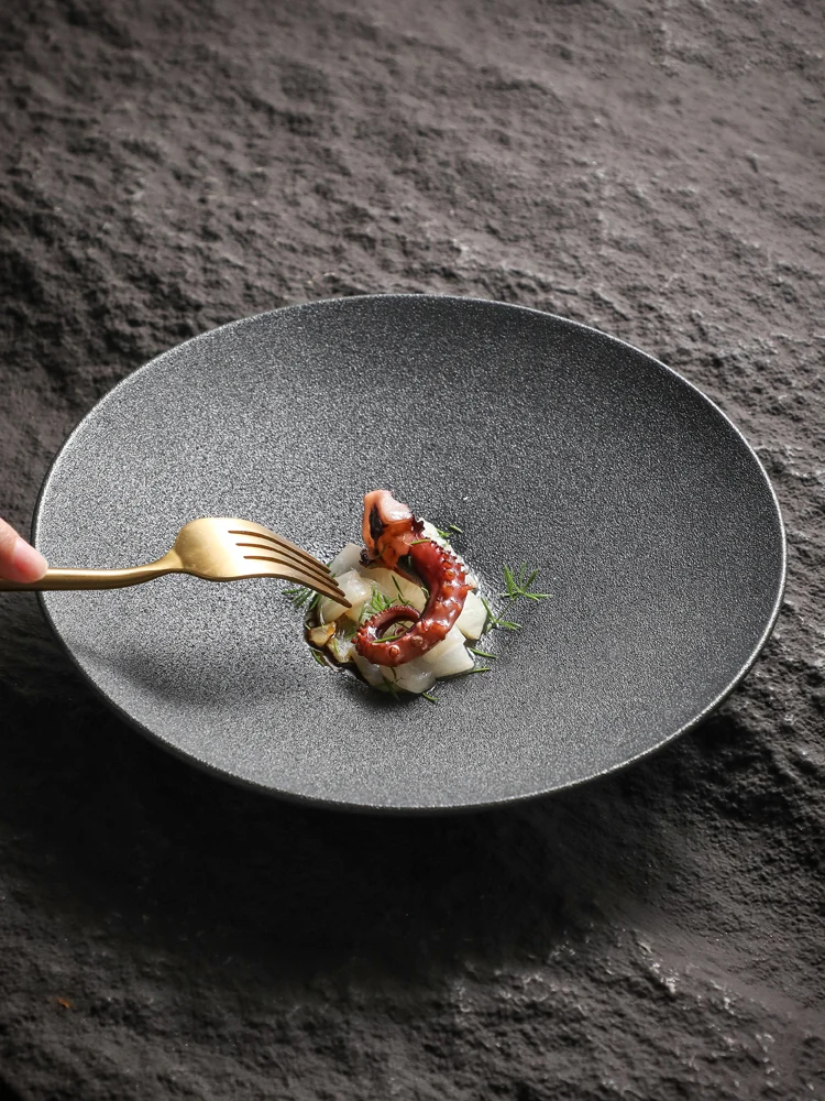 High-End Matte Western Dinner Plate Pasta Deep Dish Salad Plate Soup Conical Bowl Shallow Ceramic Dish
High-End Matte Western Dinner Plate Pasta Deep Dish Salad Plate Soup Conical Bowl Shallow Ceramic Dish