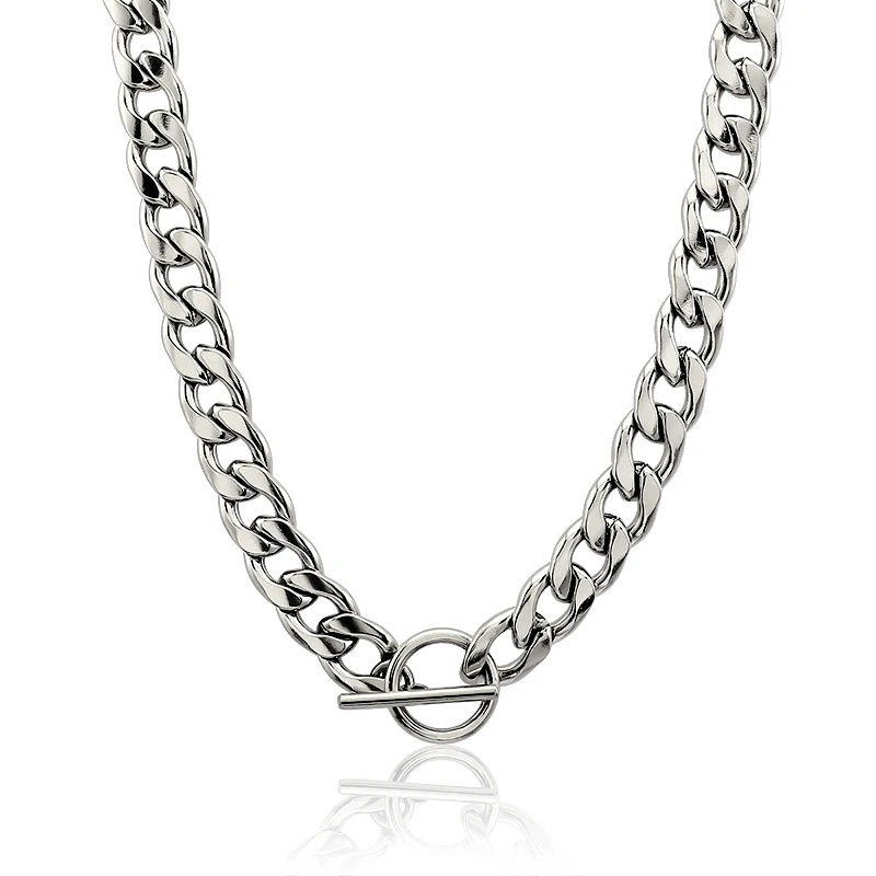 Fashion 18K Plated Gold large link Necklace 316L Stainless Steel skein chainToggle Necklaces Jewelry Gifts y2k choker 2025 New
Fashion 18K Plated Gold large link Necklace 316L Stainless Steel skein chainToggle Necklaces Jewelry Gifts y2k choker 2025 New