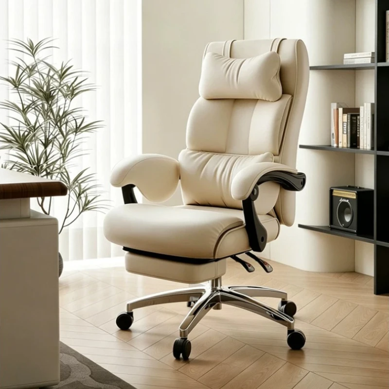 Leather Computer Office Chair High Back Gaming Mobile Office Chair Ergonomic Recliner Swivel Chaise De Bureaux Salon Furniture
Leather Computer Office Chair High Back Gaming Mobile Office Chair Ergonomic Recliner Swivel Chaise De Bureaux Salon Furniture