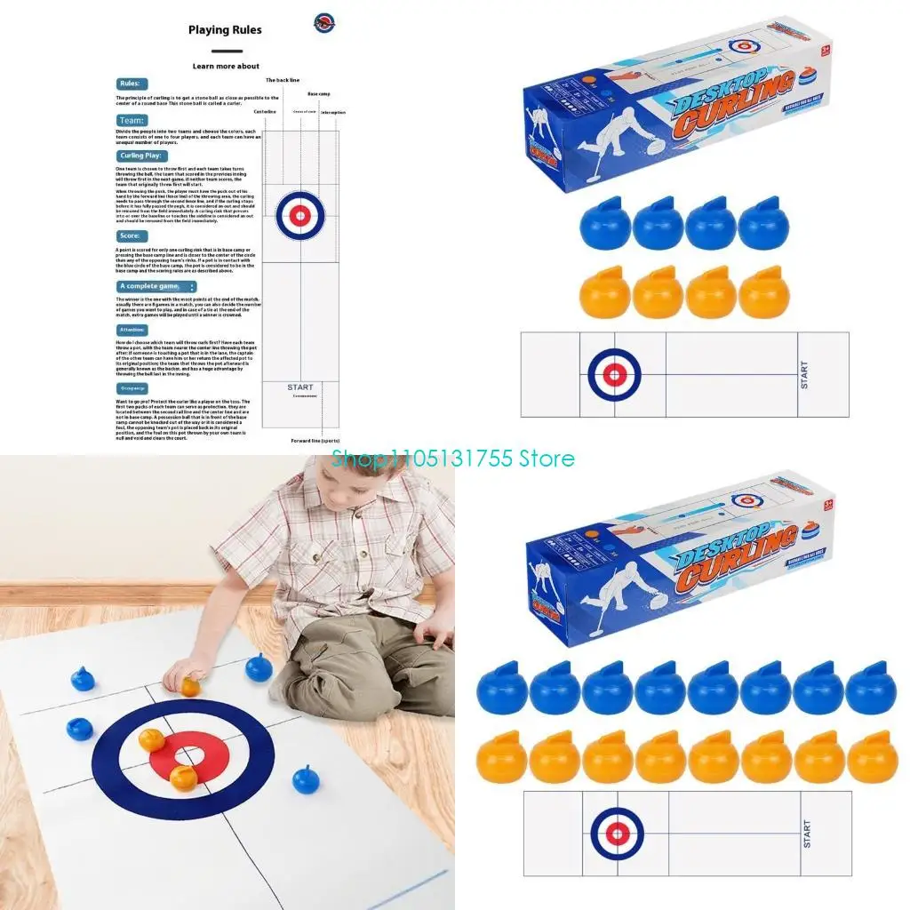 K0EF Tabletop Small Curling Game Indoor Kids Adults Sports Game Tabletop Board Game
K0EF Tabletop Small Curling Game Indoor Kids Adults Sports Game Tabletop Board Game