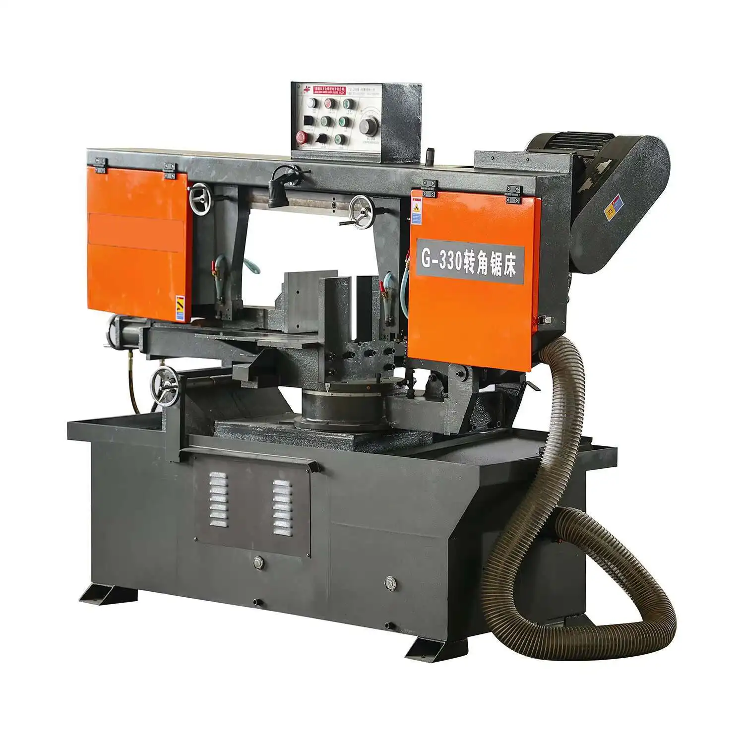 G-330High-Speed Full Automatic 330Mm Horizontal Angle Cutting Metal Band Saw Hines Bandsaw
G-330High-Speed Full Automatic 330Mm Horizontal Angle Cutting Metal Band Saw Hines Bandsaw