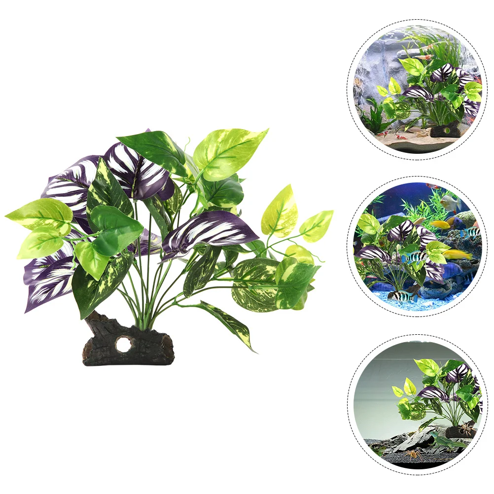 Faux Plant Aquarium Plants Fish Tank Decor Lifelike Landscape Decoration Decorations Purple Aquatic Water Grass Fake
Faux Plant Aquarium Plants Fish Tank Decor Lifelike Landscape Decoration Decorations Purple Aquatic Water Grass Fake