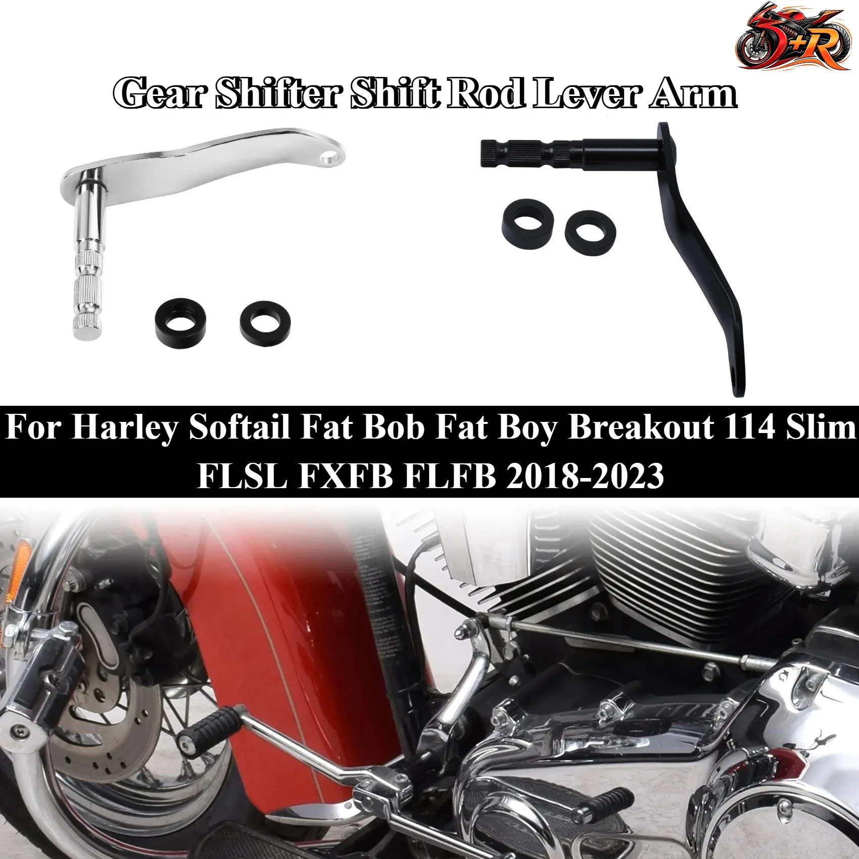 New Gear Shifter Shift Rod Lever Arm For Harley Softail Fat Bob Fat Boy Breakout 114 Slim FLSL FXFB FLFB 2018-2023 Motorcycle
New Gear Shifter Shift Rod Lever Arm For Harley Softail Fat Bob Fat Boy Breakout 114 Slim FLSL FXFB FLFB 2018-2023 Motorcycle