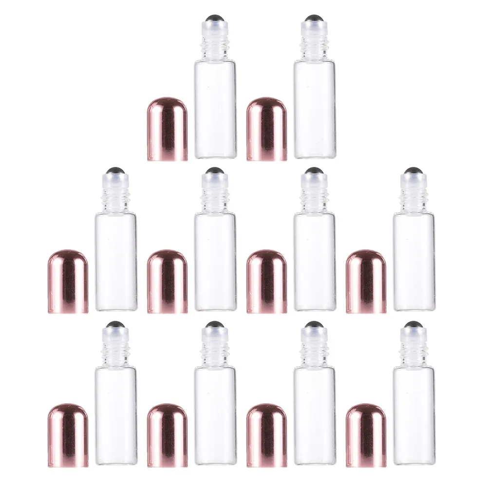 10Pcs Refillable Glass Roller Bottles 3Ml Essential Oil Perfume Bottles Leak Proof Portable Pocket Size for Travel Skincare
10Pcs Refillable Glass Roller Bottles 3Ml Essential Oil Perfume Bottles Leak Proof Portable Pocket Size for Travel Skincare