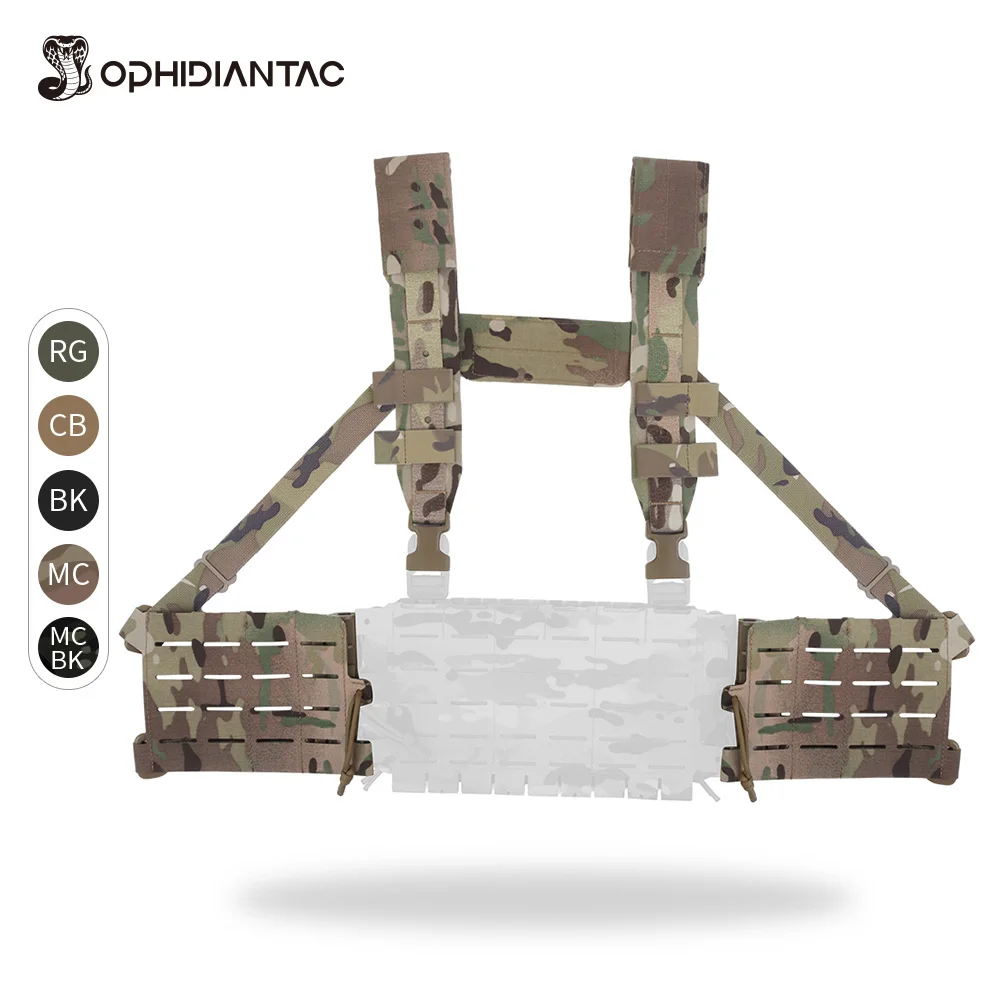 OPHIDIANTAC Chest Rig Kit With H-shaped Strap MOLLE Quick Release Chest Rig Accessories
OPHIDIANTAC Chest Rig Kit With H-shaped Strap MOLLE Quick Release Chest Rig Accessories