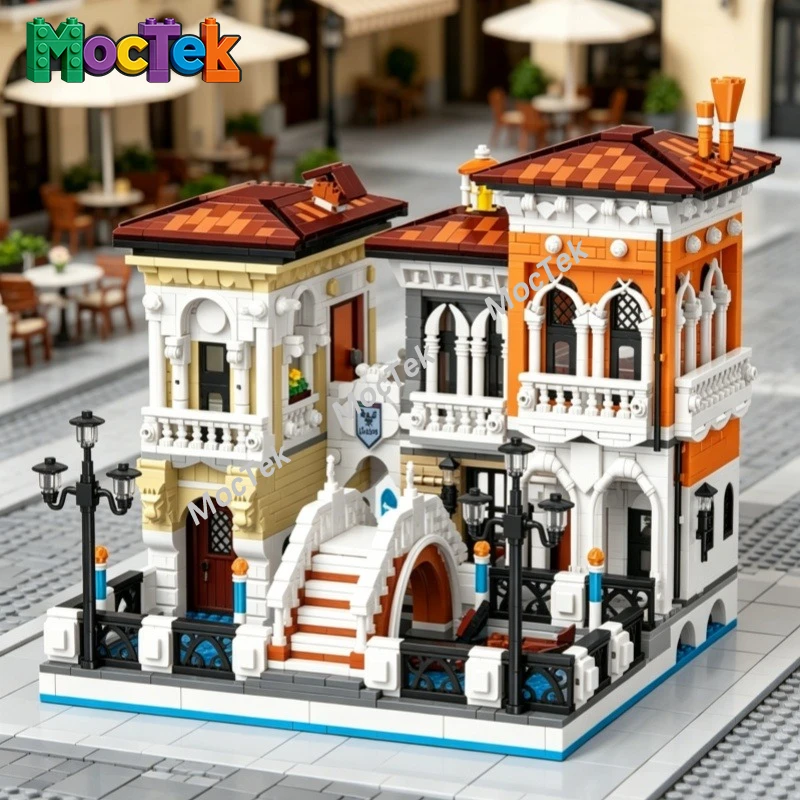 European Water City Venice Building Blocks Street Scene Architecture Model DIY Assembly Block Set Desktop Decoration
European Water City Venice Building Blocks Street Scene Architecture Model DIY Assembly Block Set Desktop Decoration