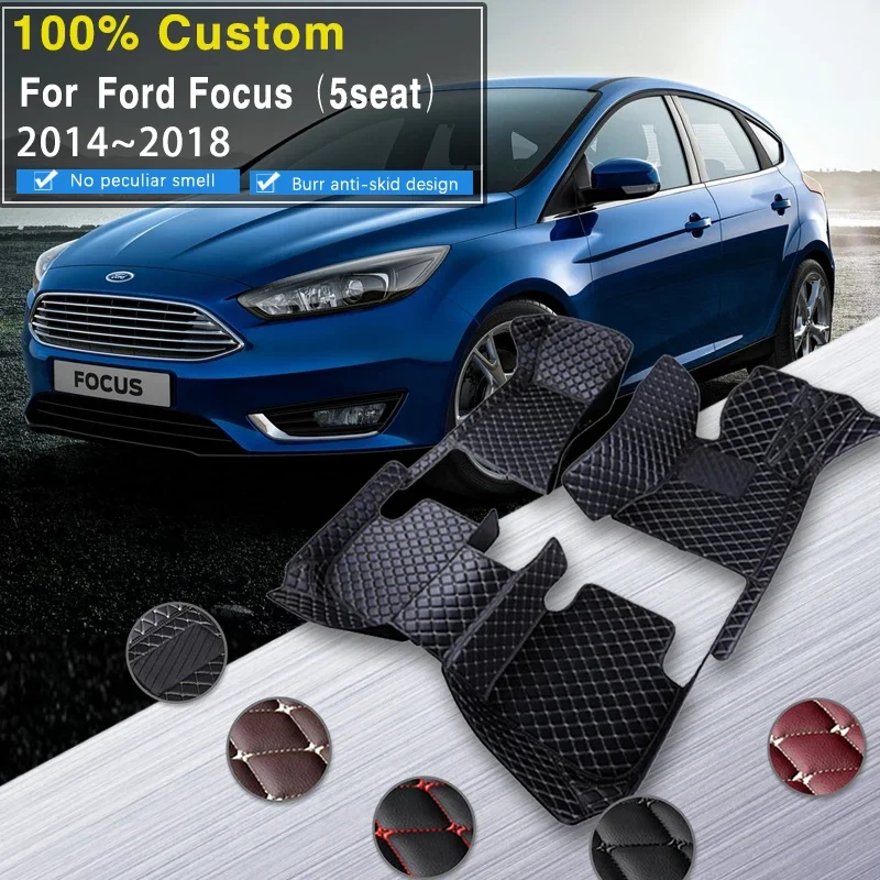 Quality RHD Car Floor Mats For Ford Focus Mk III 3 2014~2018 Anti-dirt Pads Car Mats Full Set Waterproof Floor Mat Car Accessori
Quality RHD Car Floor Mats For Ford Focus Mk III 3 2014~2018 Anti-dirt Pads Car Mats Full Set Waterproof Floor Mat Car Accessori
