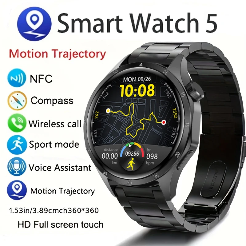 2025 Новые часы 5PRO GPS NFC Смарт-часы Мужчины 360*360 AMOLED HD Экран Bluetooth Вызов Водонепроницаемый Компас сердечного ритма Мужские умные часы
2025 Новые часы 5PRO GPS NFC Смарт-часы Мужчины 360*360 AMOLED HD Экран Bluetooth Вызов Водонепроницаемый Компас сердечного ритма Мужские умные часы