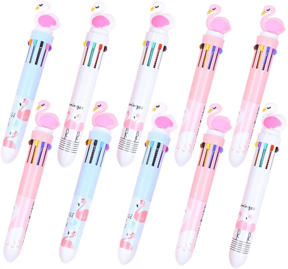 12 шт. разноцветные выдвижные фламинго, 10 цветов, шариковые ручки, гладкое письмо для школы, офиса, письменные принадлежности
12 шт. разноцветные выдвижные фламинго, 10 цветов, шариковые ручки, гладкое письмо для школы, офиса, письменные принадлежности