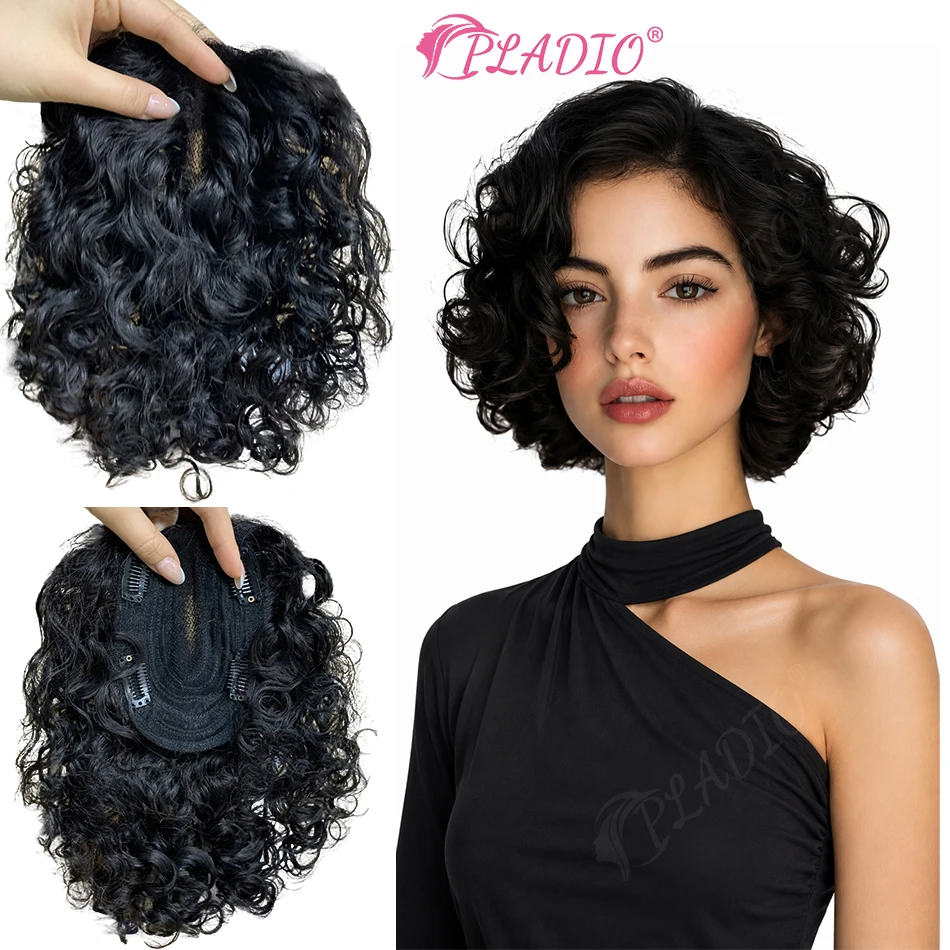 Real Human Hair Toppers for Women Clip In Curly 9x14cm 12 Inch Natural Black Breathable Mesh Base for Thinning Hair Add Volume
Real Human Hair Toppers for Women Clip In Curly 9x14cm 12 Inch Natural Black Breathable Mesh Base for Thinning Hair Add Volume
