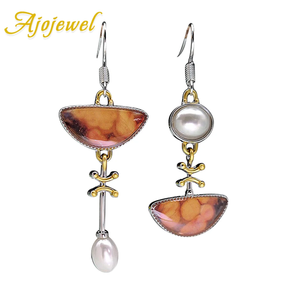 Ajojewel Original Asymmetric Drop Earrings For Women With Semicircle Stone Pearl Jewelry
Ajojewel Original Asymmetric Drop Earrings For Women With Semicircle Stone Pearl Jewelry