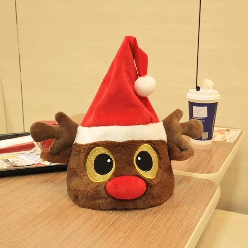 N84E Funny Plush Cap Electric Costume Interactive Soft Cotton Kid Christmas for Head
N84E Funny Plush Cap Electric Costume Interactive Soft Cotton Kid Christmas for Head
