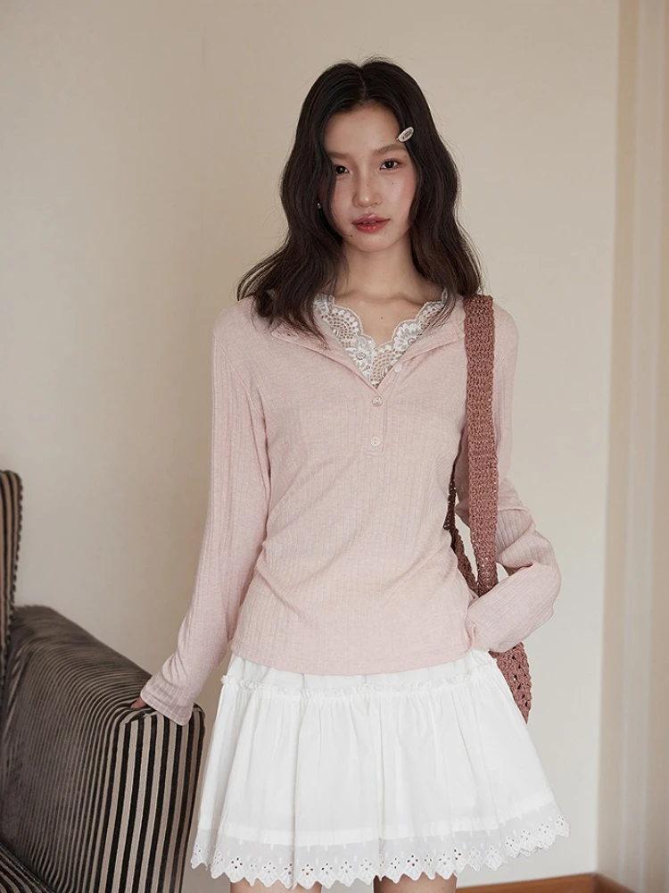 Женский вязаный топ из двух предметов в сладком и пряном стиле, кружевной трикотаж с v-образным вырезом и длинными рукавами для похудения, осень-зима, новая мода
Женский вязаный топ из двух предметов в сладком и пряном стиле, кружевной трикотаж с v-образным вырезом и длинными рукавами для похудения, осень-зима, новая мода