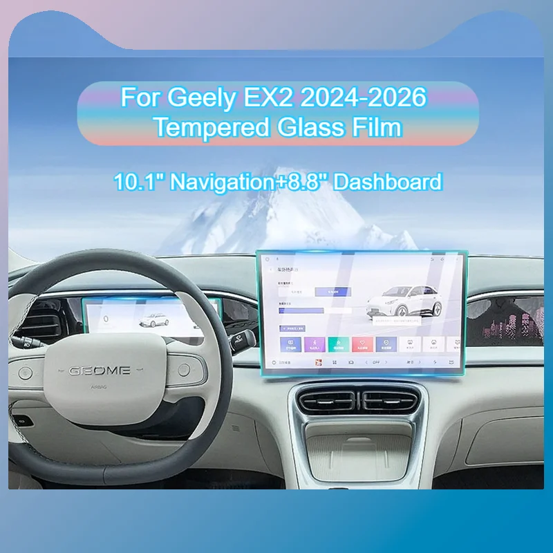 For Geely EX2 2024-2026 Tempered Glass Film 10.1 inch Central Control Protector car accessories Anti-Scratch HD Clear Matte
For Geely EX2 2024-2026 Tempered Glass Film 10.1 inch Central Control Protector car accessories Anti-Scratch HD Clear Matte